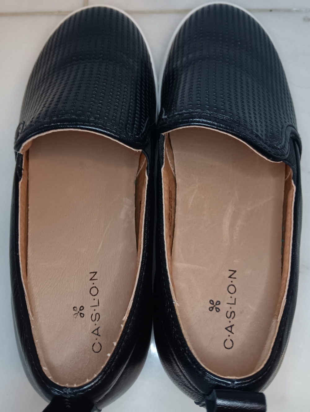 Caslon Slip-On Perforated Leather Sneakers - Picture 5 of 7